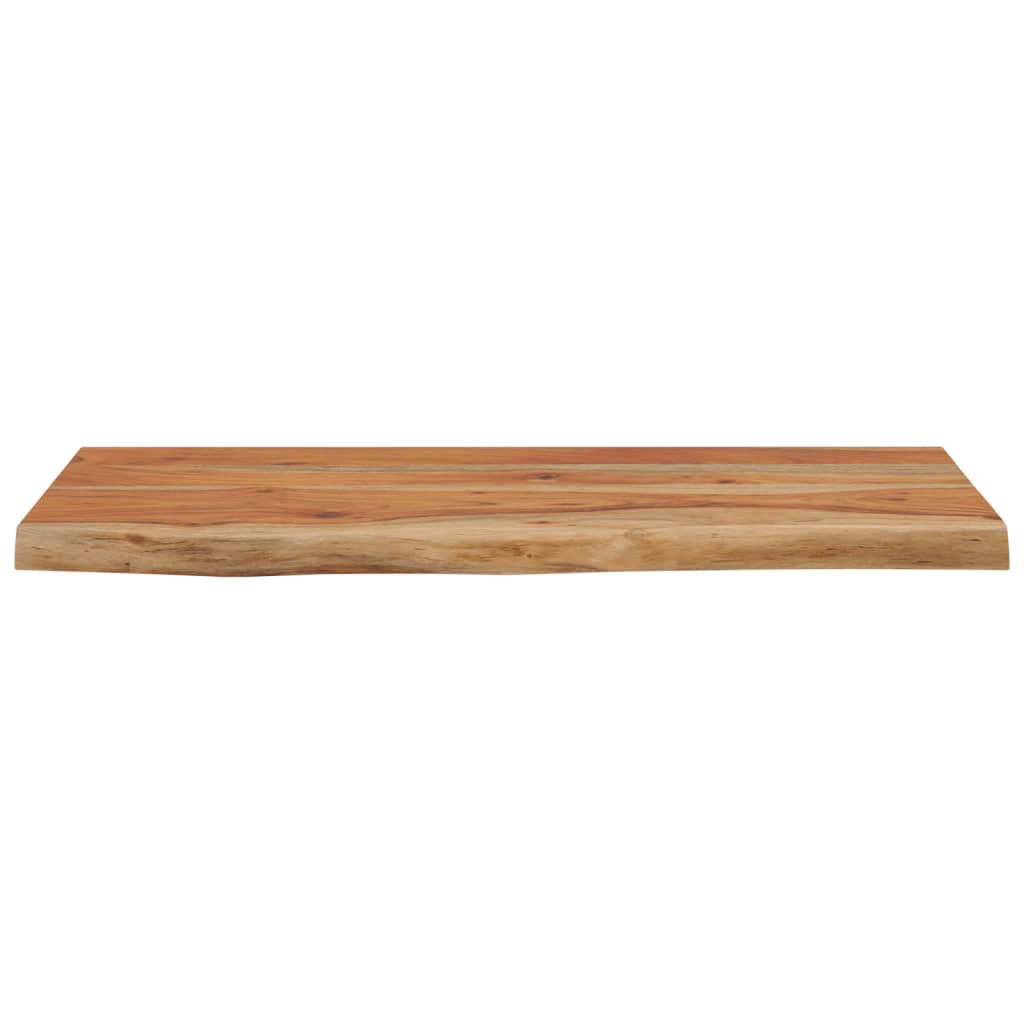 Ράφι Επιτοίχιο Ορθ. Live Edge 40x20x3,8 εκ. Μασίφ Ξύλο Ακακίας