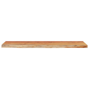 Ράφι Επιτοίχιο Ορθ. Live Edge 80x20x3,8 εκ. Μασίφ Ξύλο Ακακίας - Pakobazaar