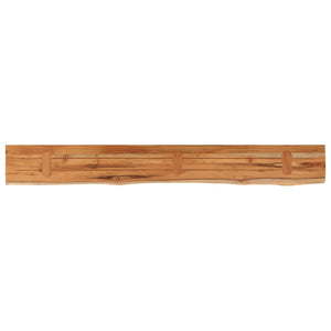 Ράφι Επιτοίχιο Ορθ. Live Edge 140x20x3,8 εκ. Μασίφ Ξύλο Ακακίας - Pakobazaar