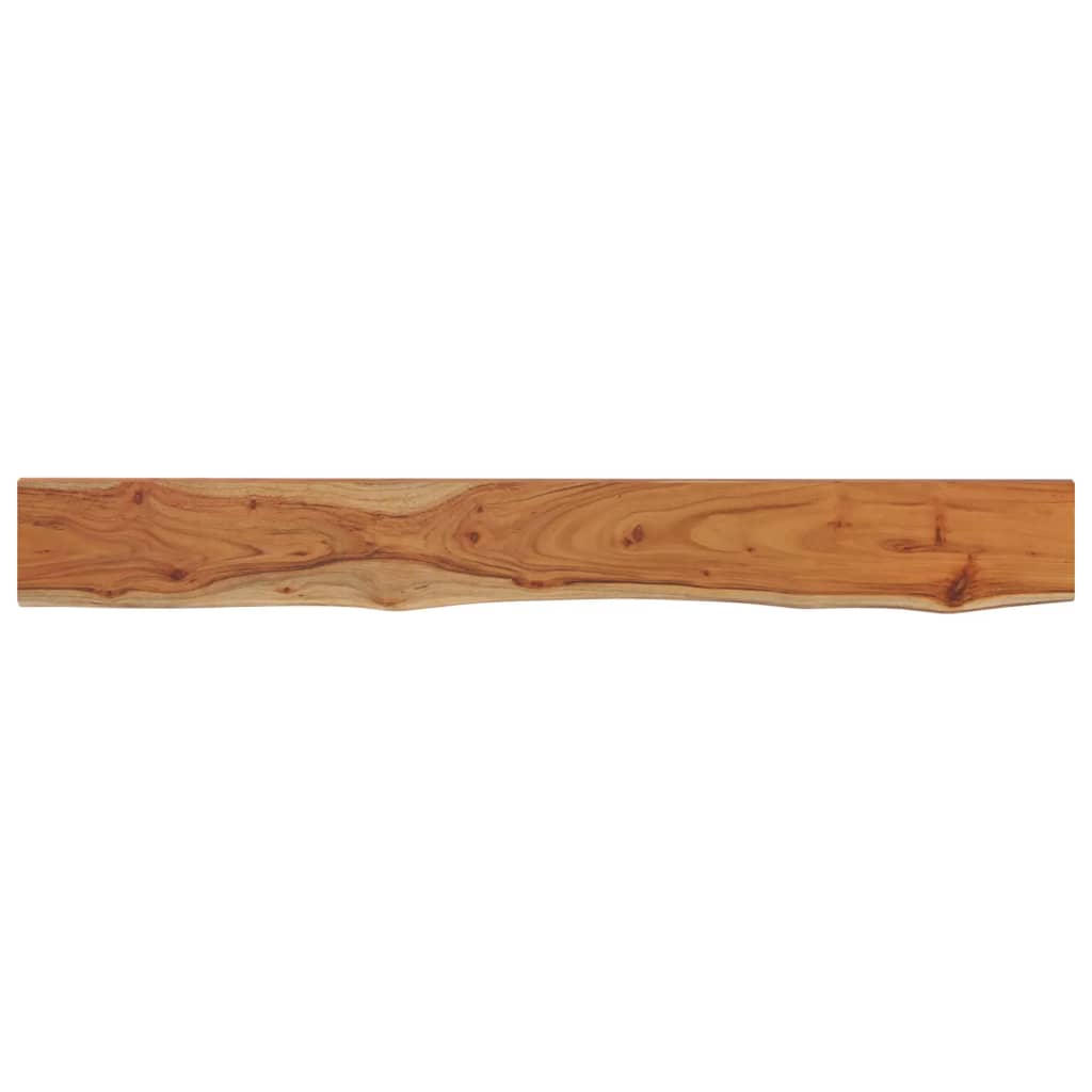 Ράφι Επιτοίχιο Ορθ. Live Edge 160x20x3,8 εκ. Μασίφ Ξύλο Ακακίας - Pakobazaar