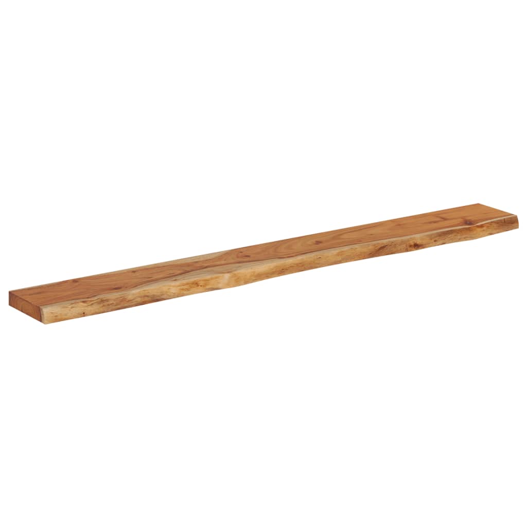 Ράφι Επιτοίχιο Ορθ. Live Edge 160x20x3,8 εκ. Μασίφ Ξύλο Ακακίας - Pakobazaar