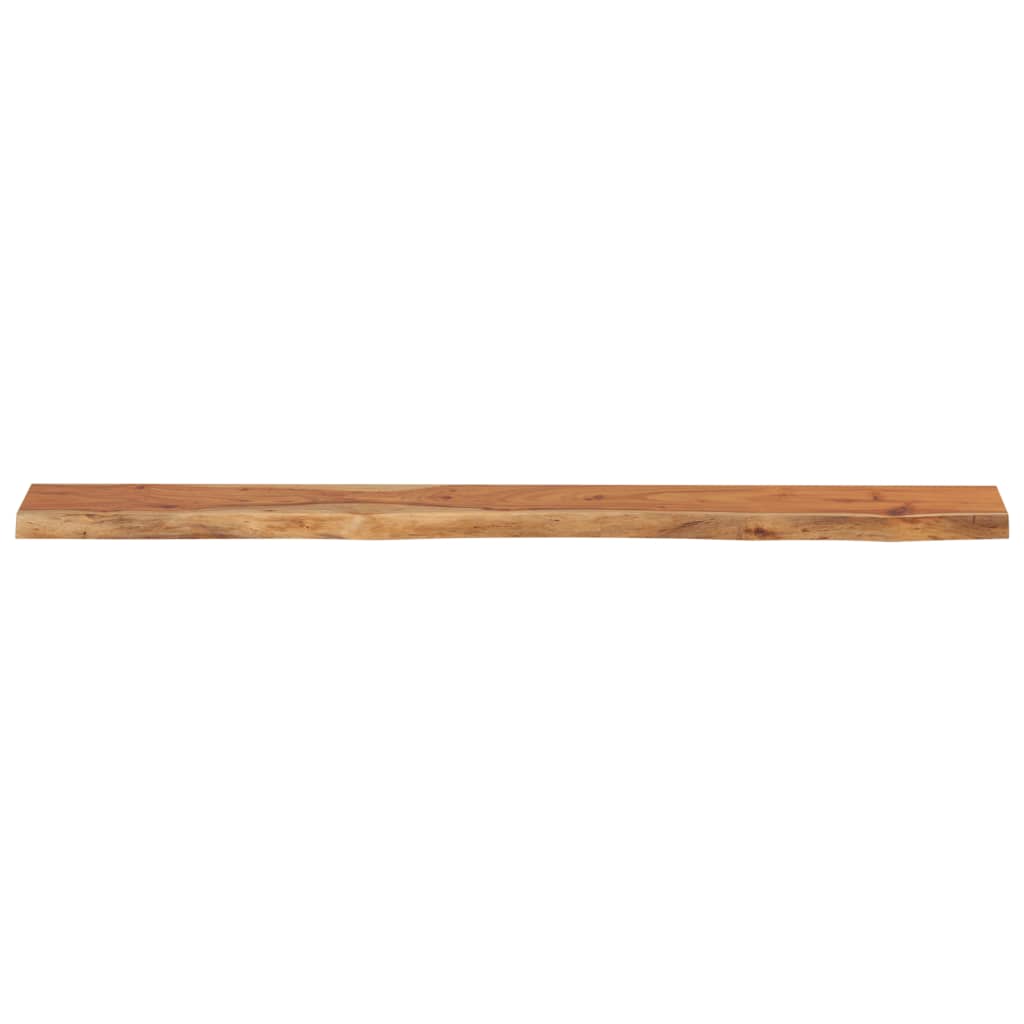 Ράφι Επιτοίχιο Ορθ. Live Edge 160x20x3,8 εκ. Μασίφ Ξύλο Ακακίας - Pakobazaar
