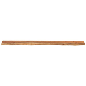 Ράφι Επιτοίχιο Ορθ. Live Edge 160x20x3,8 εκ. Μασίφ Ξύλο Ακακίας - Pakobazaar