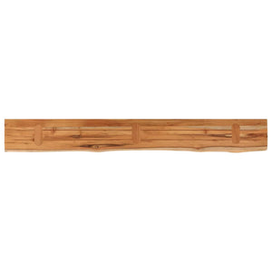 Ράφι Επιτοίχιο Ορθ. Live Edge 160x20x3,8 εκ. Μασίφ Ξύλο Ακακίας - Pakobazaar