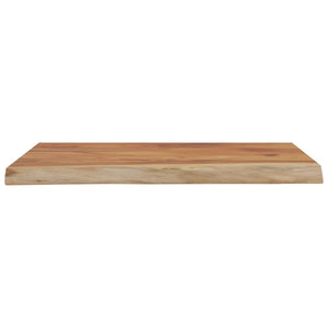 Ράφι Επιτοίχιο Ορθ. Live Edge 40x30x3,8 εκ. Μασίφ Ξύλο Ακακίας - Pakobazaar