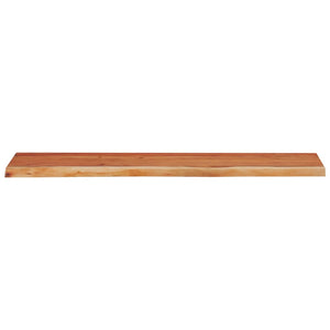 Ράφι Επιτοίχιο Ορθ. Live Edge 110x30x3,8 εκ. Μασίφ Ξύλο Ακακίας
