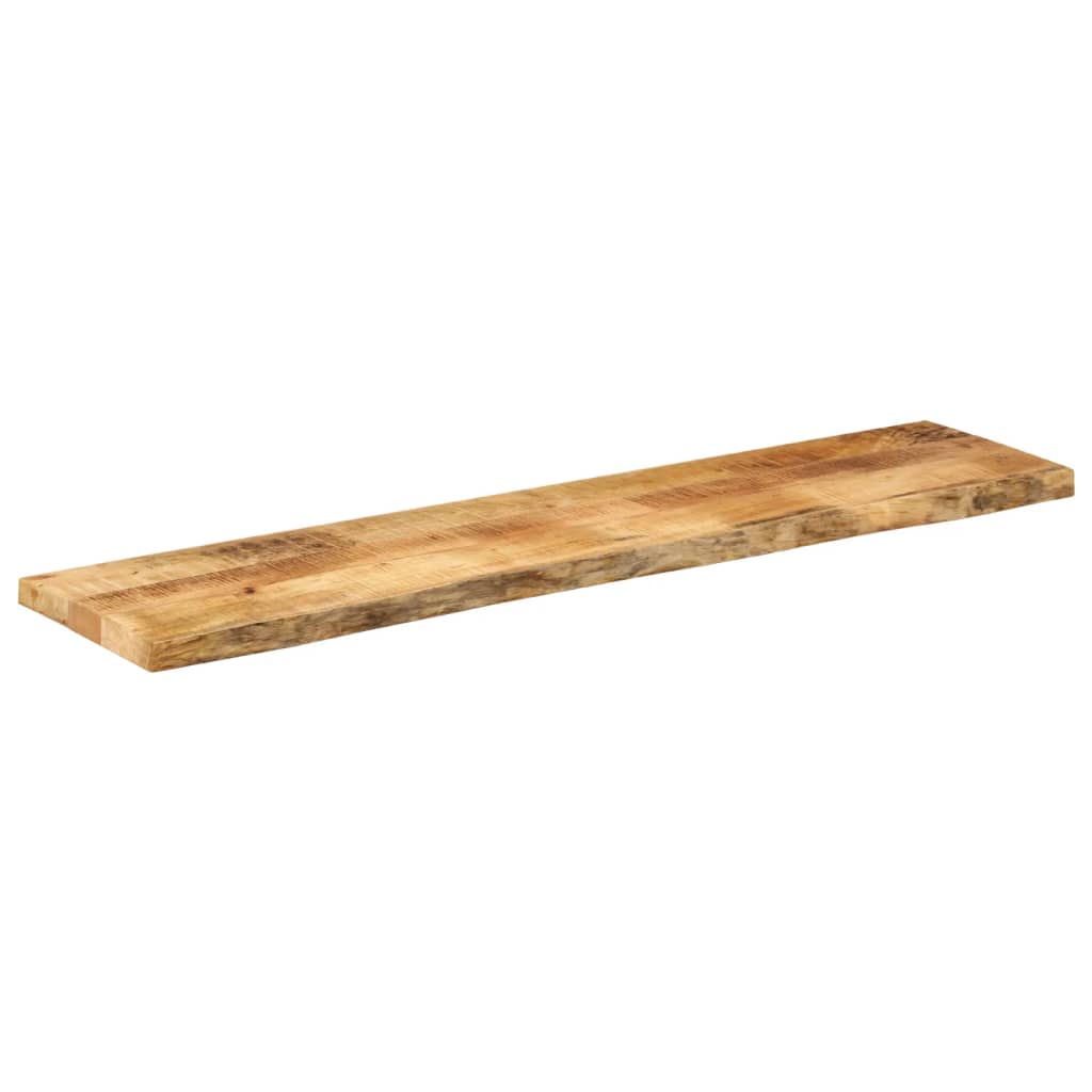 Επιφάνεια Τραπεζιού 140x20x2,5 εκ. Live Edge Μασίφ Ξύλο Μάνγκο - Pakobazaar