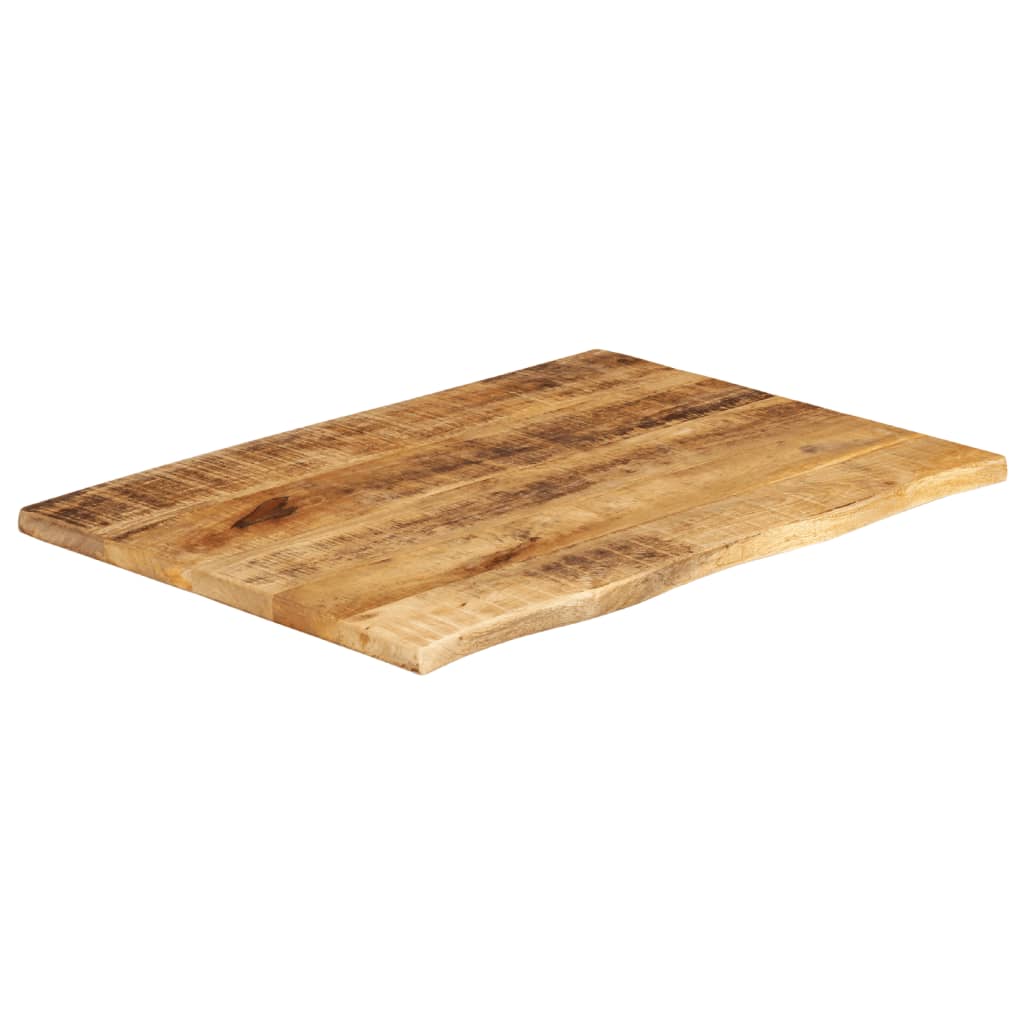 Επιφάνεια Τραπεζιού 90x60x2,5 εκ. Live Edge Μασίφ Ξύλο Μάνγκο