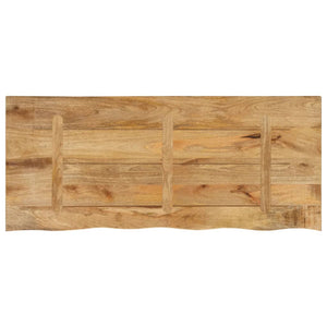 Επιφάνεια Τραπεζιού 140x60x2,5 εκ. Live Edge Μασίφ Ξύλο Μάνγκο - Pakobazaar