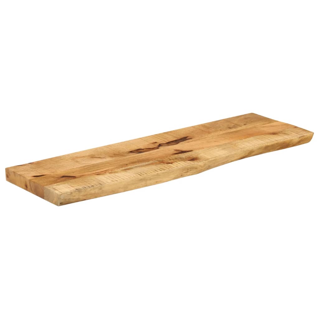 Επιφάνεια Τραπεζιού 100x30x3,8 εκ. Live Edge Μασίφ Ξύλο Μάνγκο