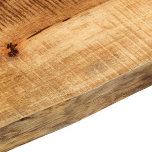 Επιφάνεια Τραπεζιού 140x30x3,8 εκ. Live Edge Μασίφ Ξύλο Μάνγκο - Pakobazaar
