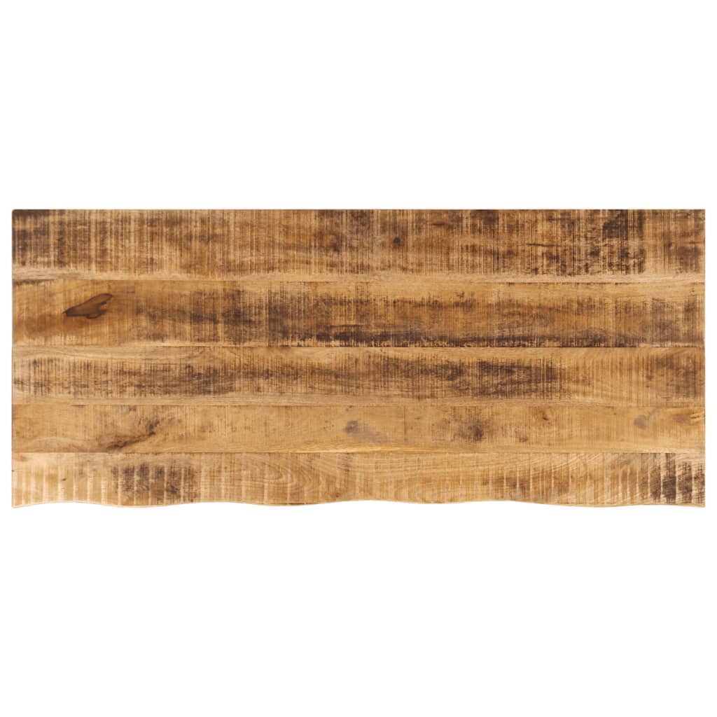 Επιφάνεια Τραπεζιού 140x60x3,8 εκ. Live Edge Μασίφ Ξύλο Μάνγκο - Pakobazaar