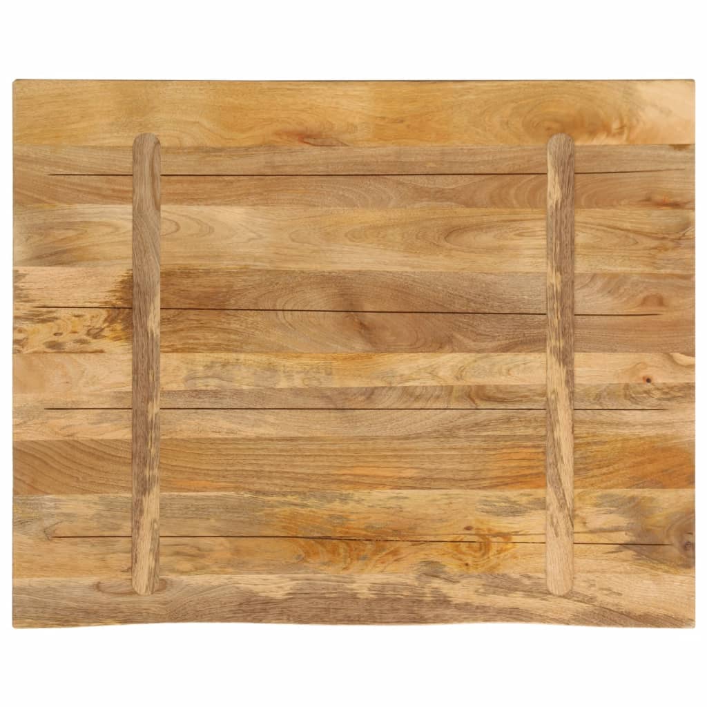 Επιφάνεια Τραπεζιού 110x80x3,8 εκ. Live Edge Μασίφ Ξύλο Μάνγκο