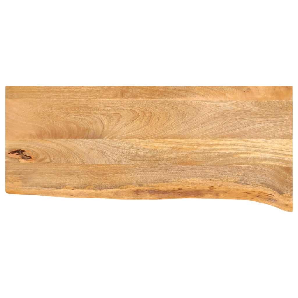 Επιφάνεια Τραπεζιού 90x40x2,5 εκ. Live Edge Μασίφ Ξύλο Μάνγκο