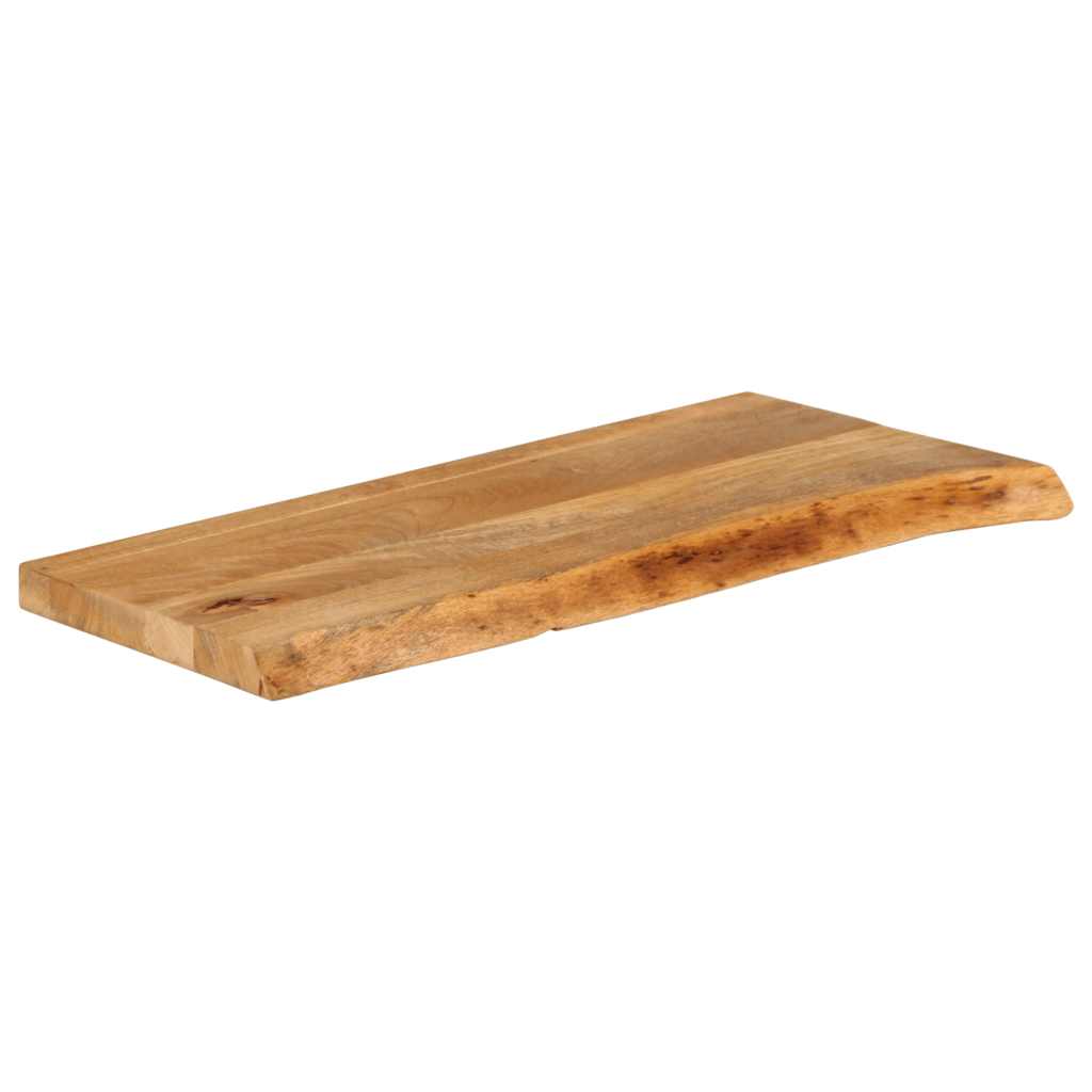 Επιφάνεια Τραπεζιού 90x40x2,5 εκ. Live Edge Μασίφ Ξύλο Μάνγκο