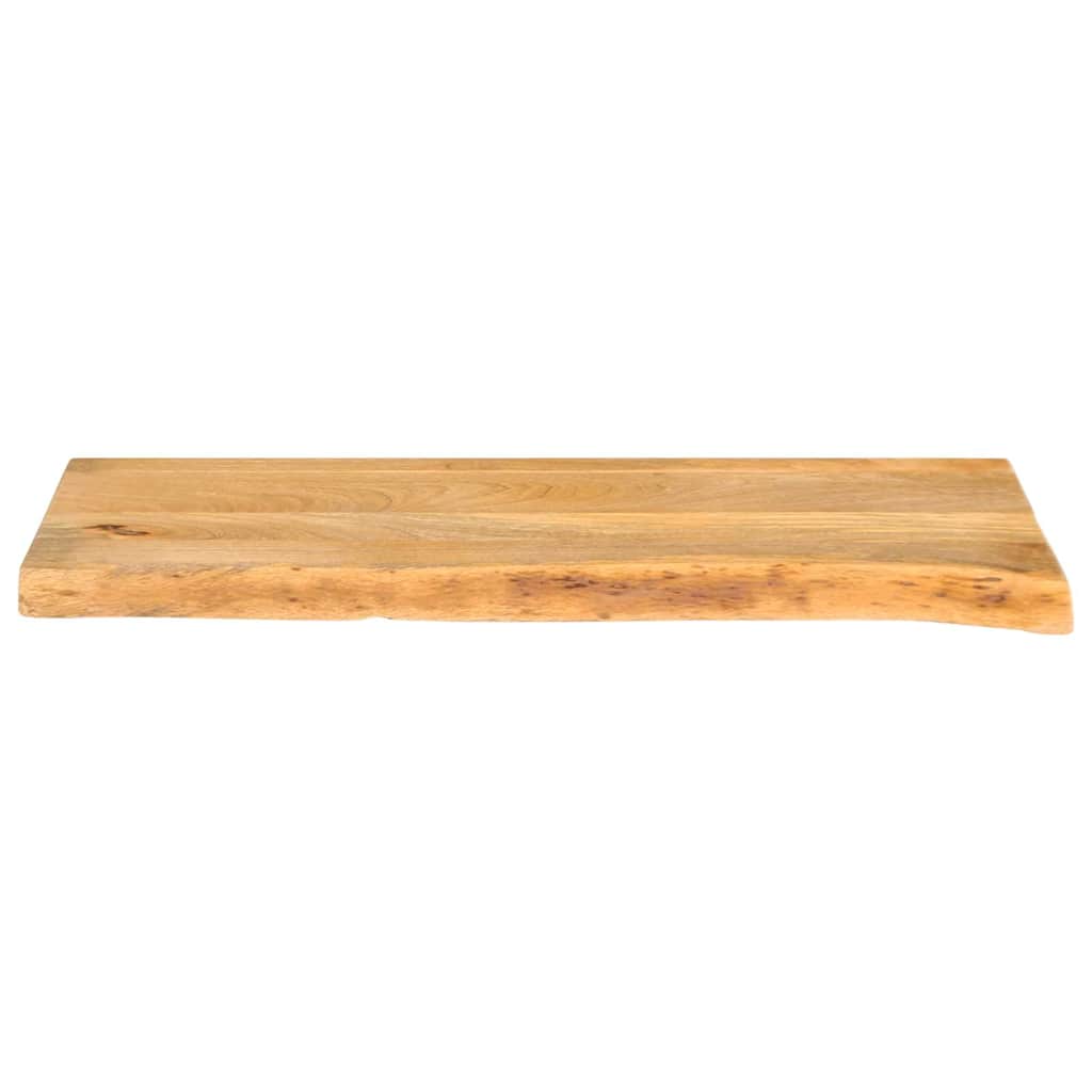 Επιφάνεια Τραπεζιού 90x40x2,5 εκ. Live Edge Μασίφ Ξύλο Μάνγκο