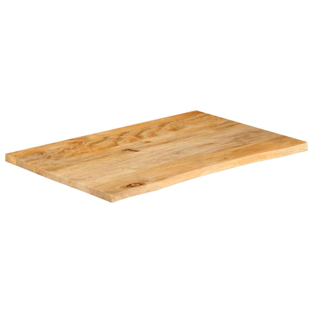 Επιφάνεια Τραπεζιού 70x60x2,5 εκ. Live Edge Μασίφ Ξύλο Μάνγκο
