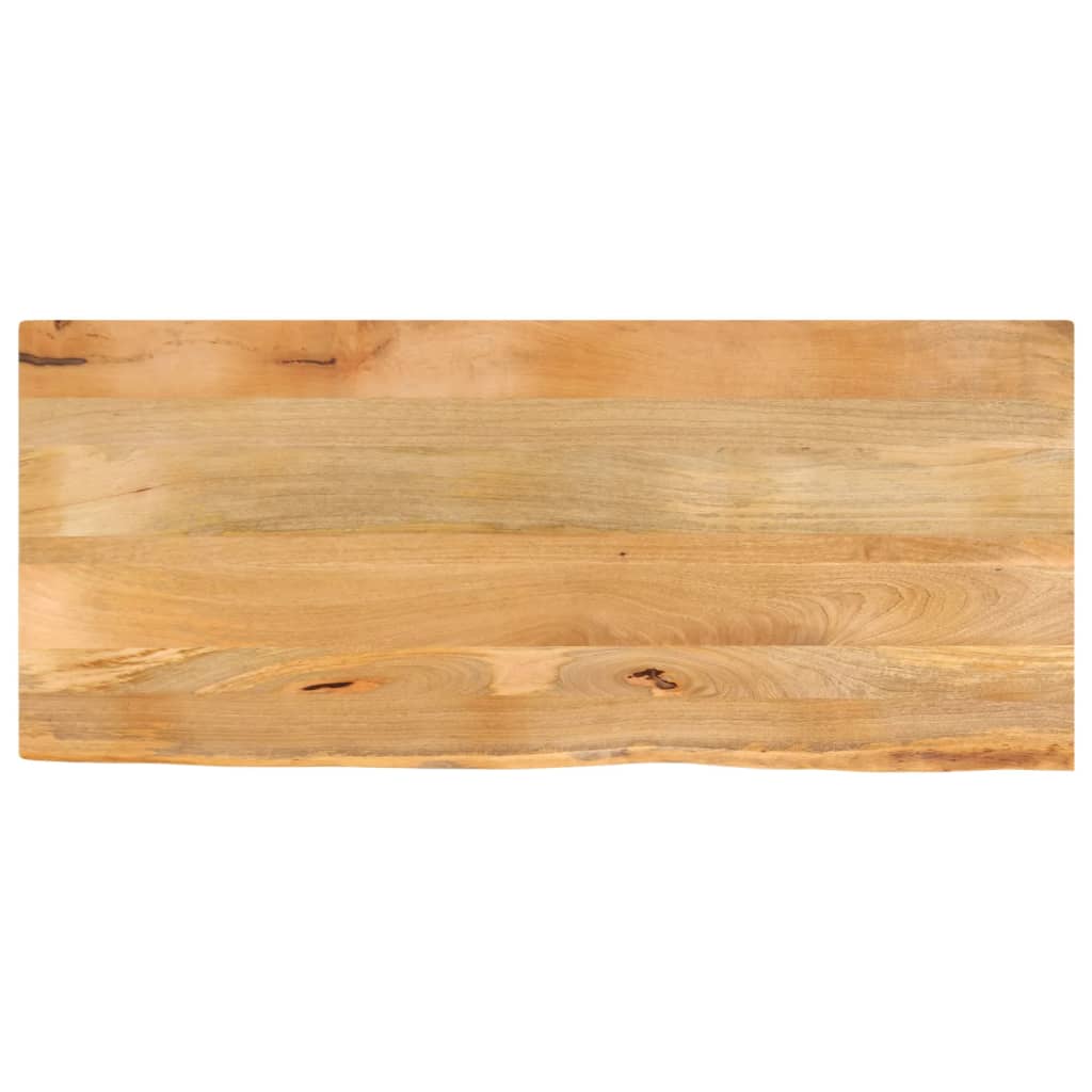 Επιφάνεια Τραπεζιού 140x60x2,5 εκ. Live Edge Μασίφ Ξύλο Μάνγκο - Pakobazaar