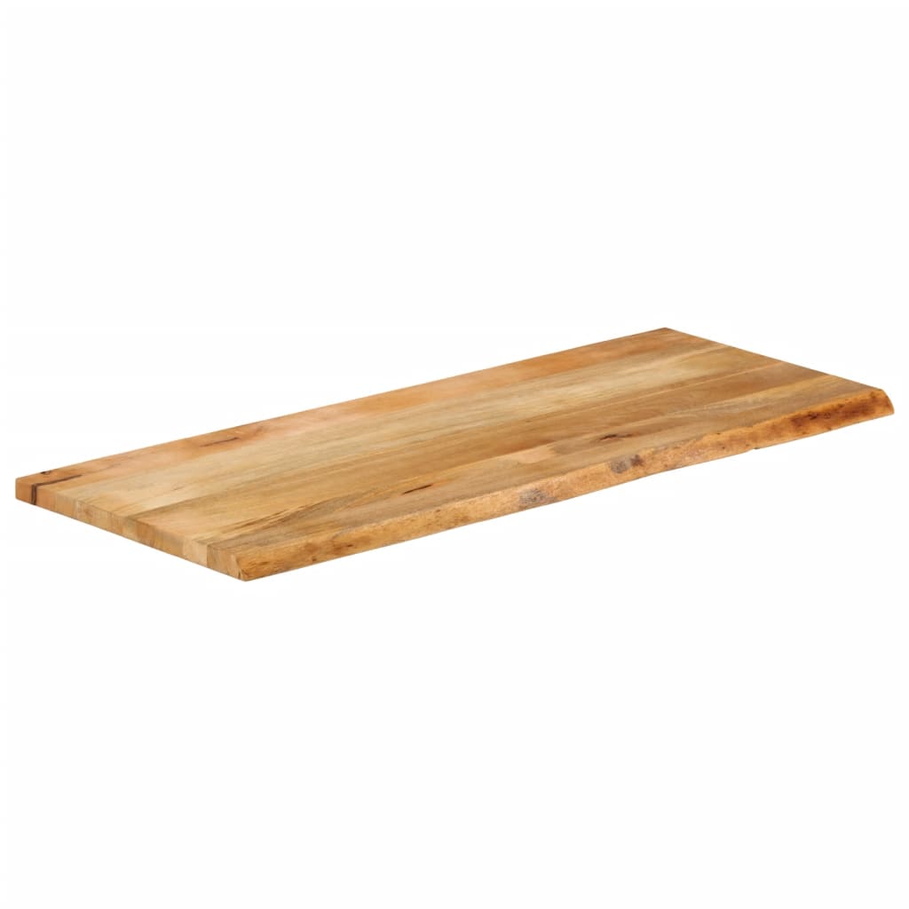 Επιφάνεια Τραπεζιού 140x60x2,5 εκ. Live Edge Μασίφ Ξύλο Μάνγκο - Pakobazaar