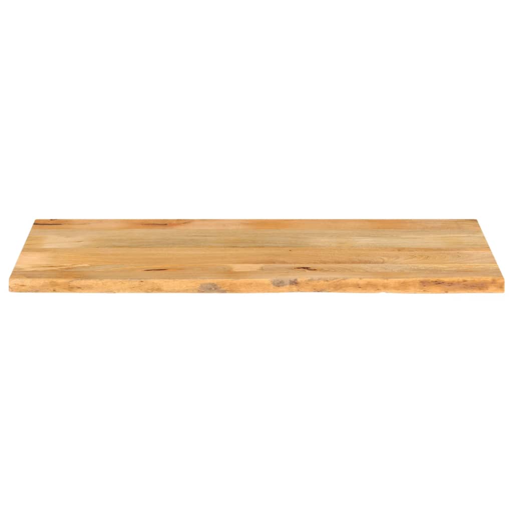 Επιφάνεια Τραπεζιού 140x60x2,5 εκ. Live Edge Μασίφ Ξύλο Μάνγκο - Pakobazaar