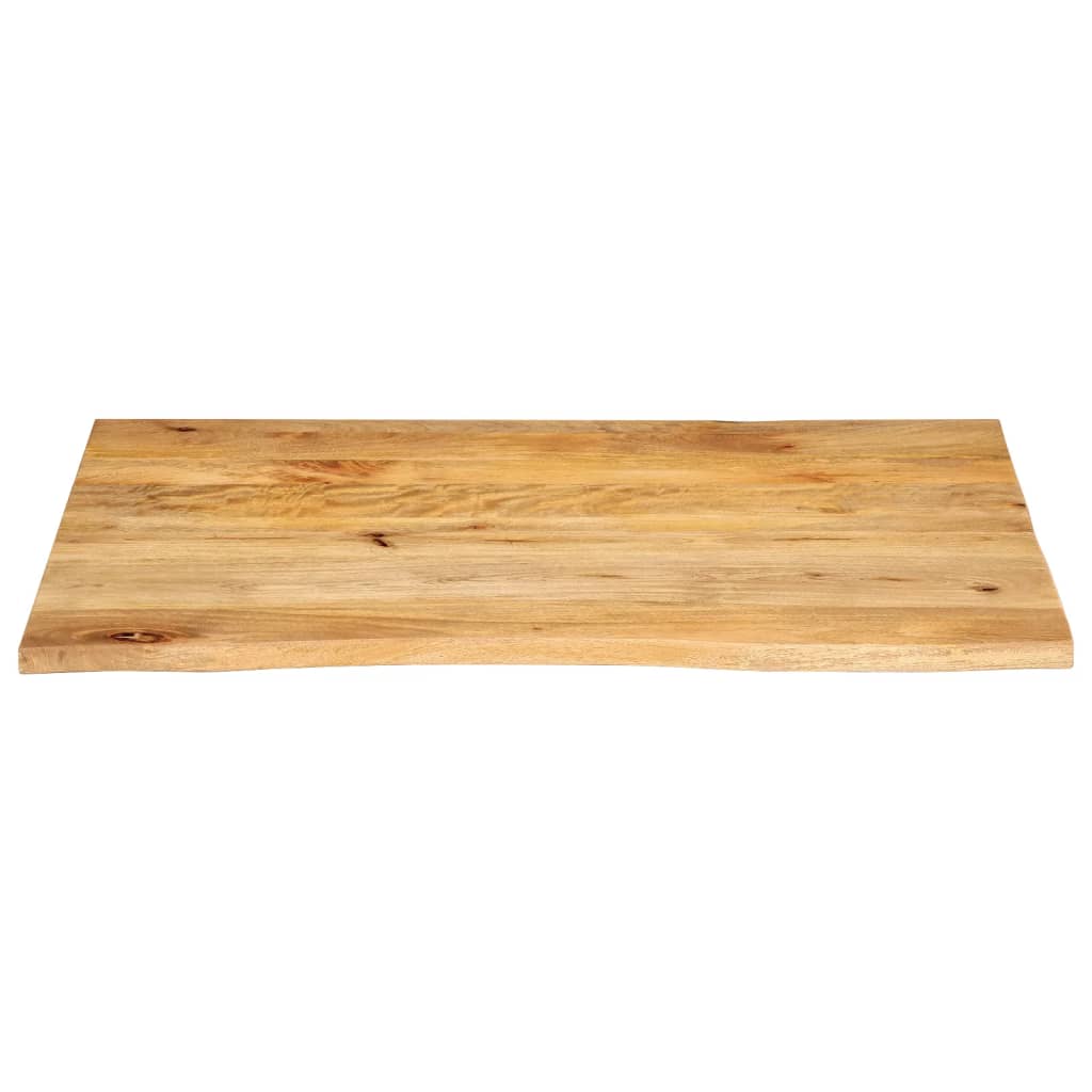 Επιφάνεια Τραπεζιού 90x80x2,5 εκ. Live Edge Μασίφ Ξύλο Μάνγκο