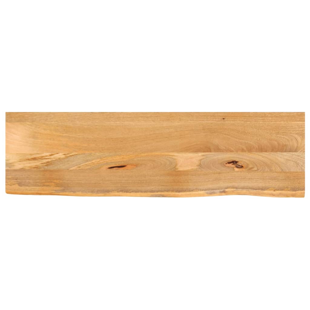 Επιφάνεια Τραπεζιού 110x20x3,8 εκ. Live Edge Μασίφ Ξύλο Μάνγκο