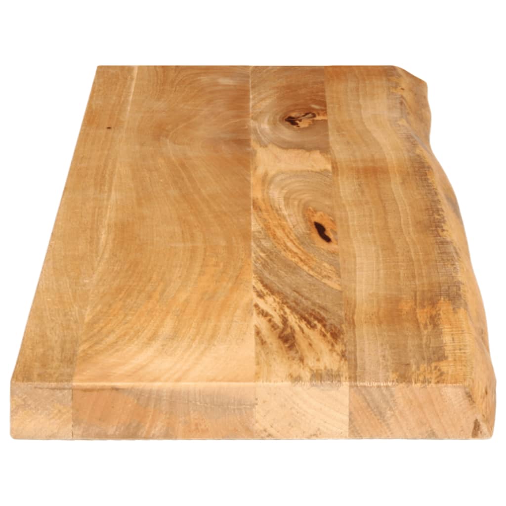 Επιφάνεια Τραπεζιού 110x20x3,8 εκ. Live Edge Μασίφ Ξύλο Μάνγκο