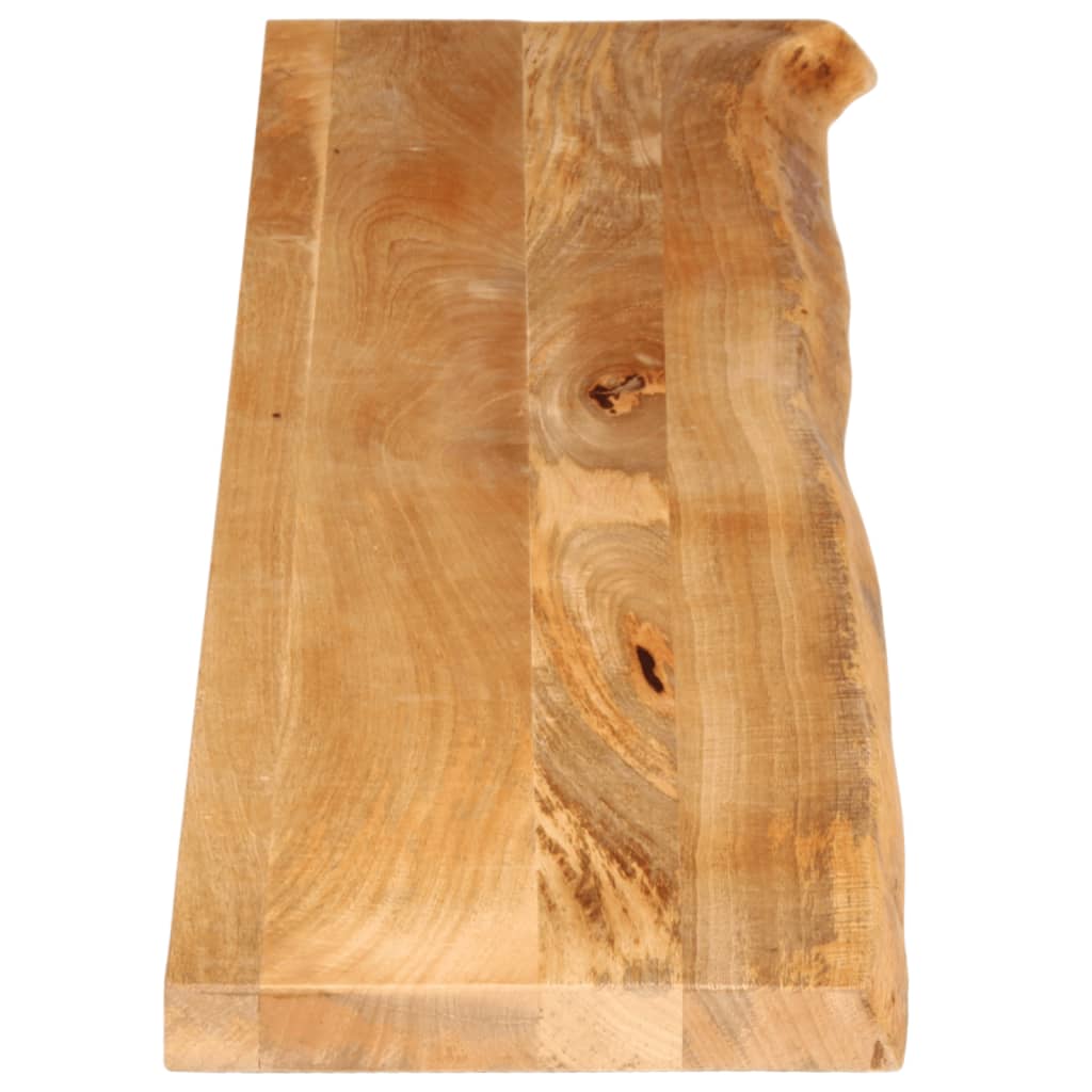 Επιφάνεια Τραπεζιού 140x20x3,8 εκ. Live Edge Μασίφ Ξύλο Μάνγκο - Pakobazaar