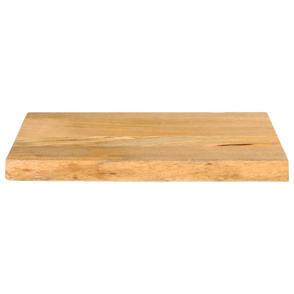 Επιφάνεια Τραπεζιού 50x30x3,8 εκ. Live Edge Μασίφ Ξύλο Μάνγκο - Pakobazaar