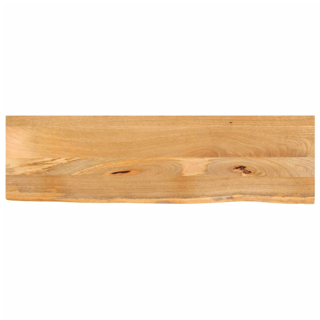 Επιφάνεια Τραπεζιού 100x30x3,8 εκ. Live Edge Μασίφ Ξύλο Μάνγκο