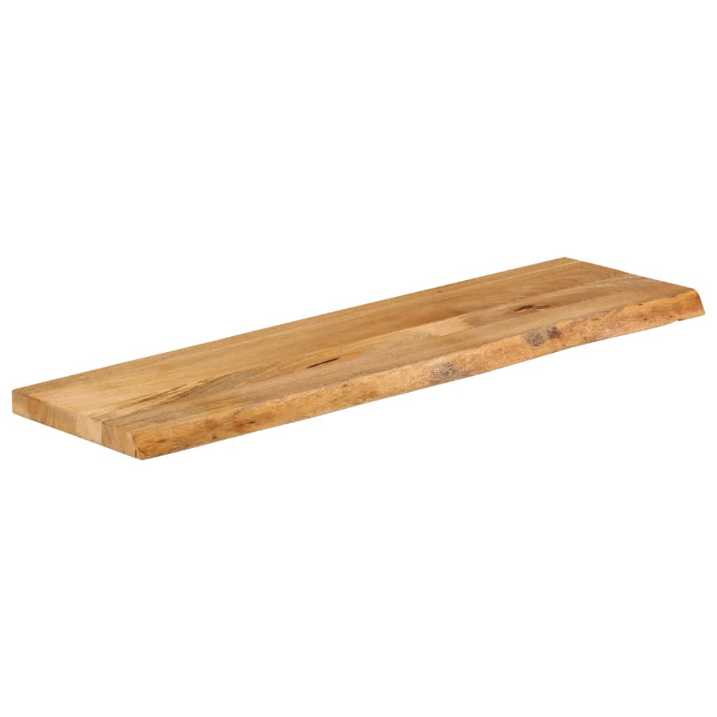 Επιφάνεια Τραπεζιού 100x30x3,8 εκ. Live Edge Μασίφ Ξύλο Μάνγκο