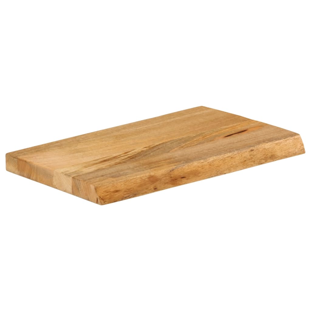 Επιφάνεια Τραπεζιού 50x40x3,8 εκ. Live Edge Μασίφ Ξύλο Μάνγκο