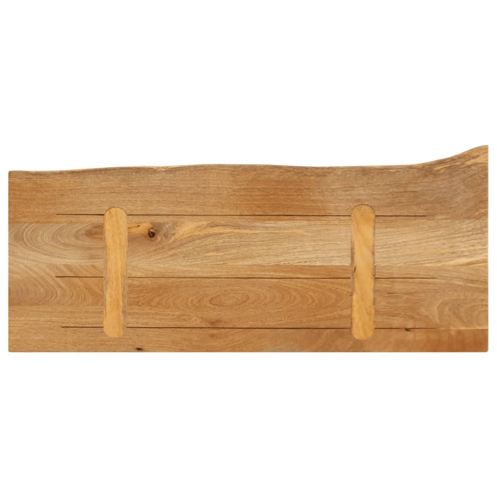Επιφάνεια Τραπεζιού 90x40x3,8 εκ. Live Edge Μασίφ Ξύλο Μάνγκο