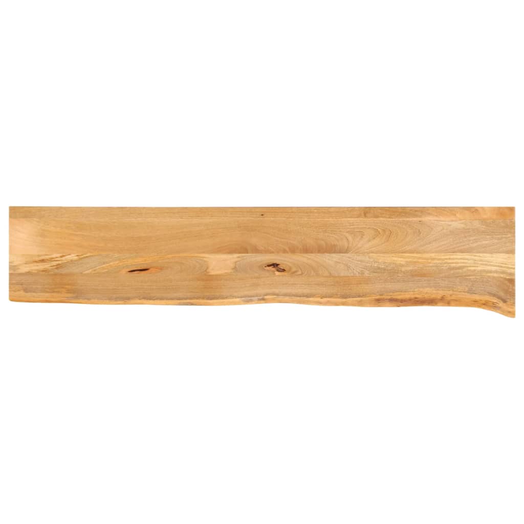 Επιφάνεια Τραπεζιού 140x40x3,8 εκ. Live Edge Μασίφ Ξύλο Μάνγκο - Pakobazaar