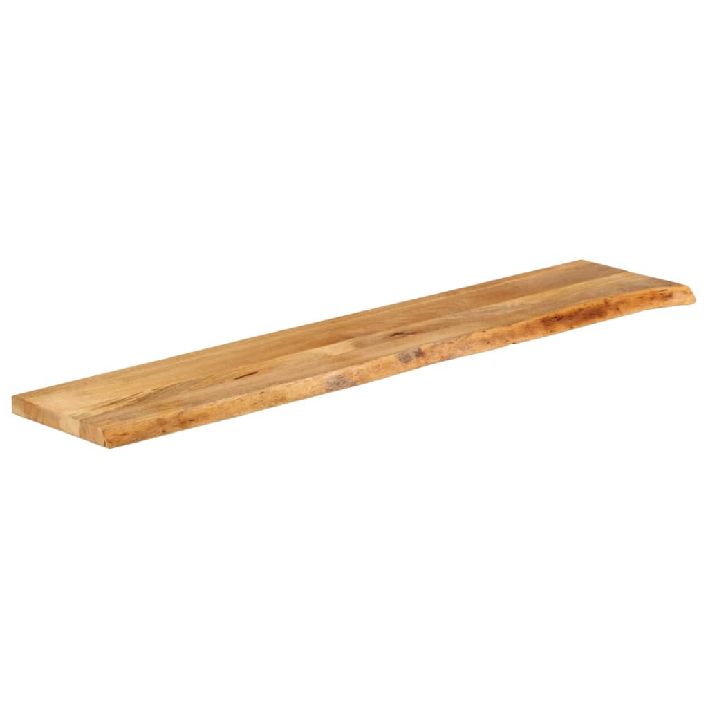 Επιφάνεια Τραπεζιού 140x40x3,8 εκ. Live Edge Μασίφ Ξύλο Μάνγκο - Pakobazaar