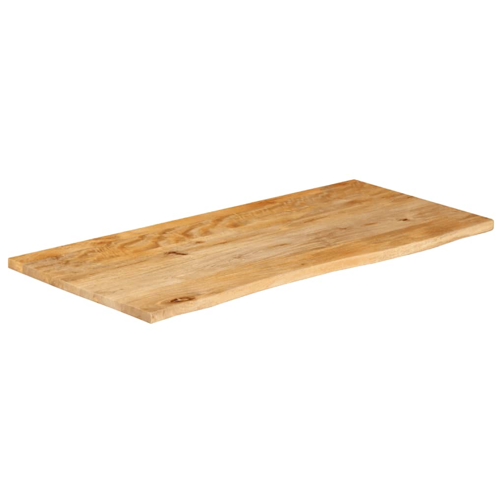 Επιφάνεια Τραπεζιού 110x60x3,8 εκ. Live Edge Μασίφ Ξύλο Μάνγκο - Pakobazaar