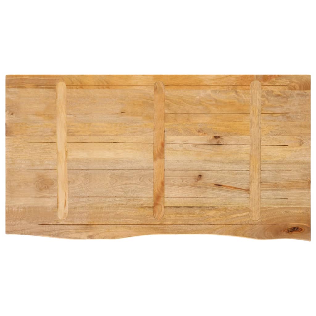 Επιφάνεια Τραπεζιού 110x60x3,8 εκ. Live Edge Μασίφ Ξύλο Μάνγκο - Pakobazaar