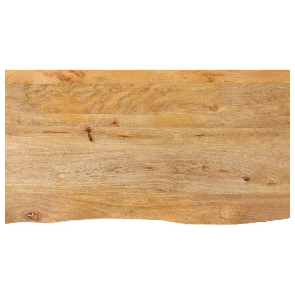 Επιφάνεια Τραπεζιού 120x60x3,8 εκ. Live Edge Μασίφ Ξύλο Μάνγκο - Pakobazaar