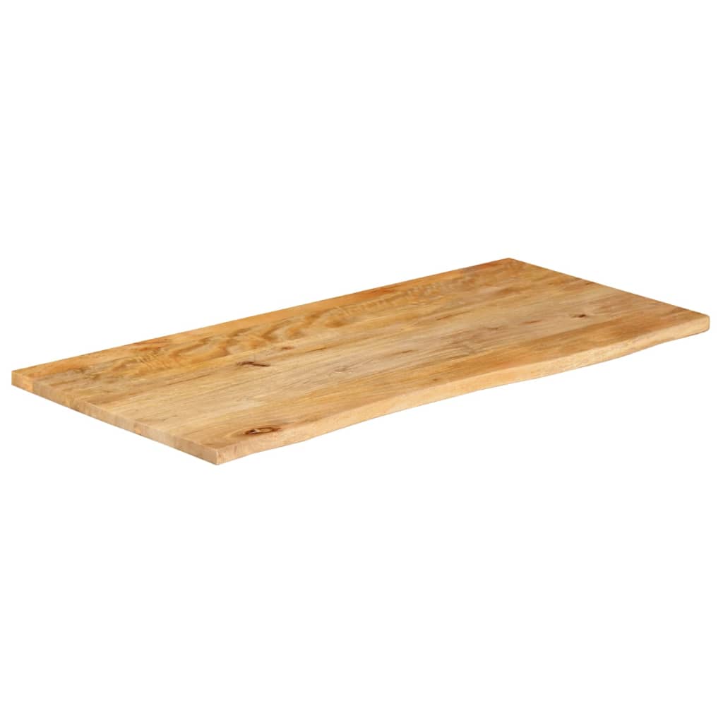 Επιφάνεια Τραπεζιού 120x60x3,8 εκ. Live Edge Μασίφ Ξύλο Μάνγκο - Pakobazaar