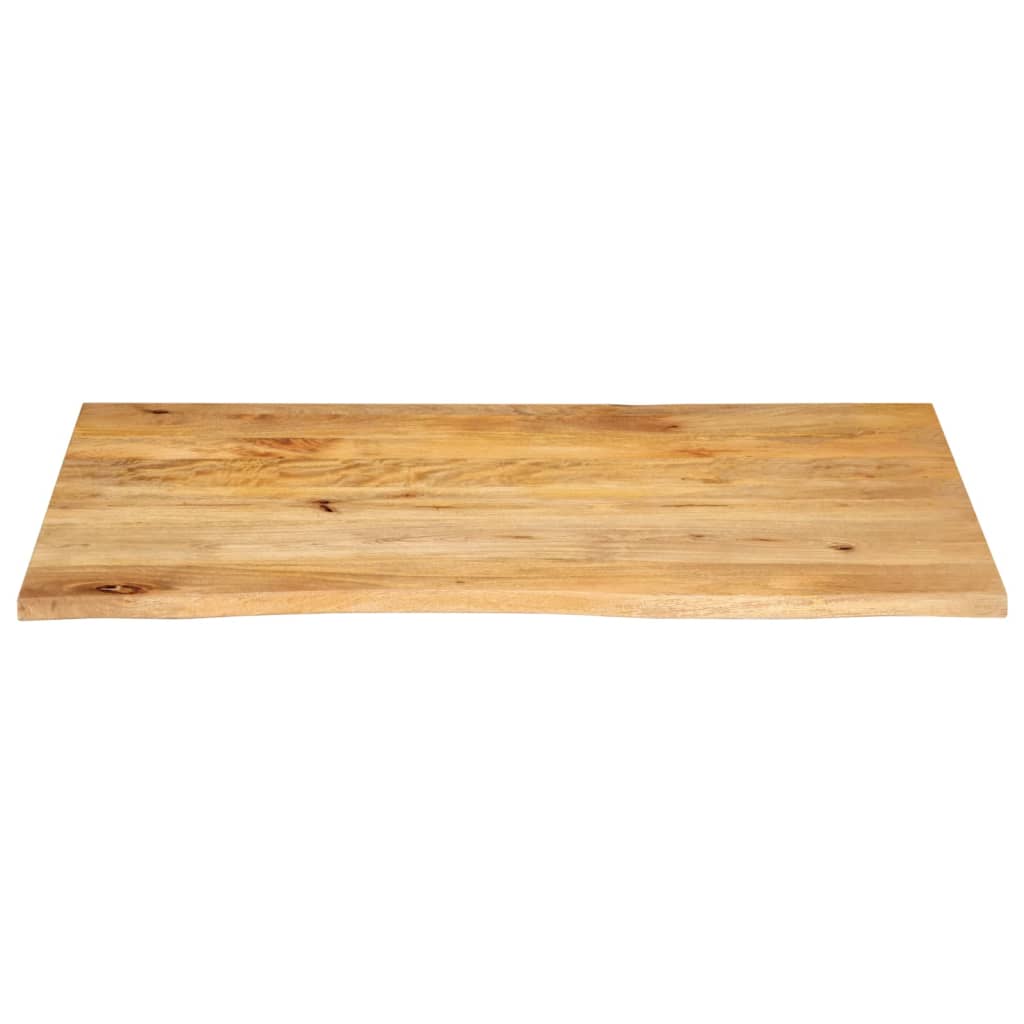 Επιφάνεια Τραπεζιού 120x60x3,8 εκ. Live Edge Μασίφ Ξύλο Μάνγκο - Pakobazaar