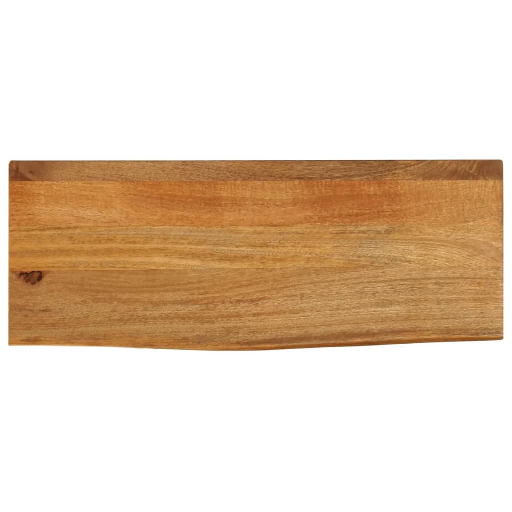 Επιφάνεια Τραπεζιού 70x20x2,5 εκ. Live Edge Μασίφ Ξύλο Μάνγκο