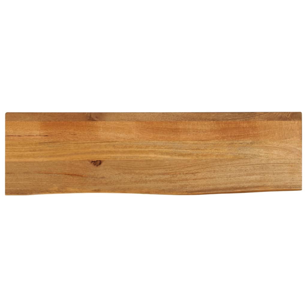Επιφάνεια Τραπεζιού 100x20x2,5 εκ. Live Edge Μασίφ Ξύλο Μάνγκο - Pakobazaar
