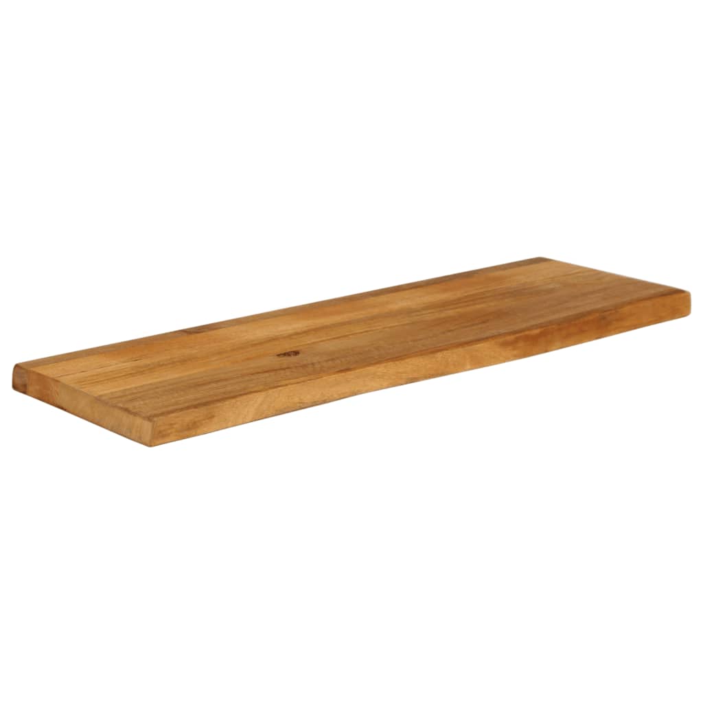 Επιφάνεια Τραπεζιού 100x20x2,5 εκ. Live Edge Μασίφ Ξύλο Μάνγκο - Pakobazaar