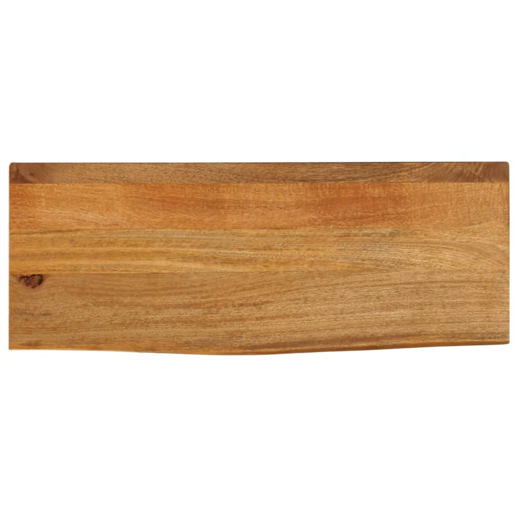Επιφάνεια Τραπεζιού 80x30x2,5 εκ. Live Edge Μασίφ Ξύλο Μάνγκο - Pakobazaar