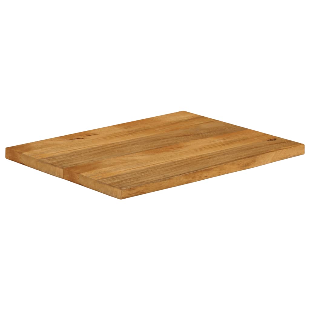 Επιφάνεια Τραπεζιού 90x60x2,5 εκ. Live Edge Μασίφ Ξύλο Μάνγκο - Pakobazaar