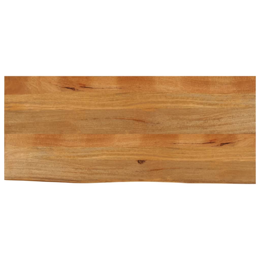 Επιφάνεια Τραπεζιού 140x60x2,5 εκ. Live Edge Μασίφ Ξύλο Μάνγκο - Pakobazaar