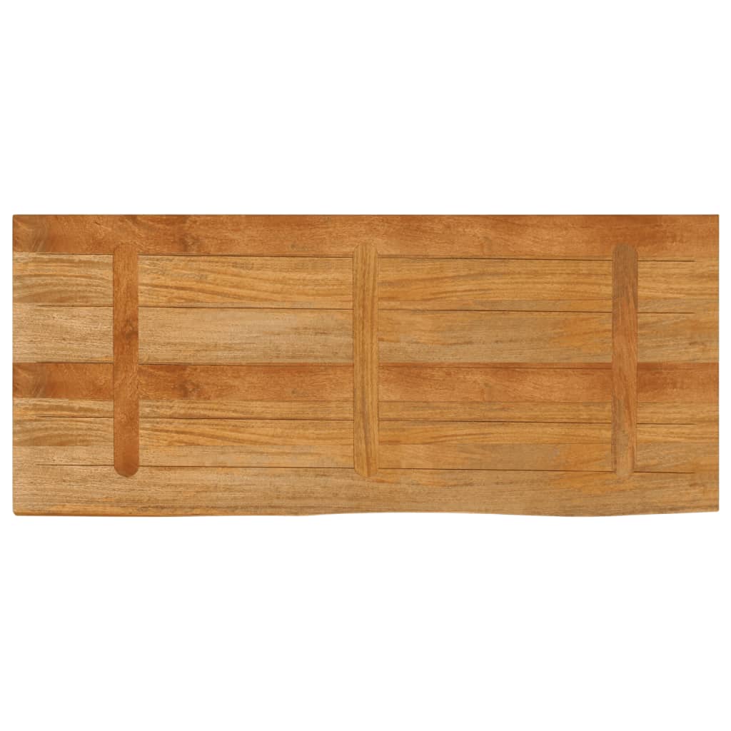 Επιφάνεια Τραπεζιού 140x60x2,5 εκ. Live Edge Μασίφ Ξύλο Μάνγκο - Pakobazaar