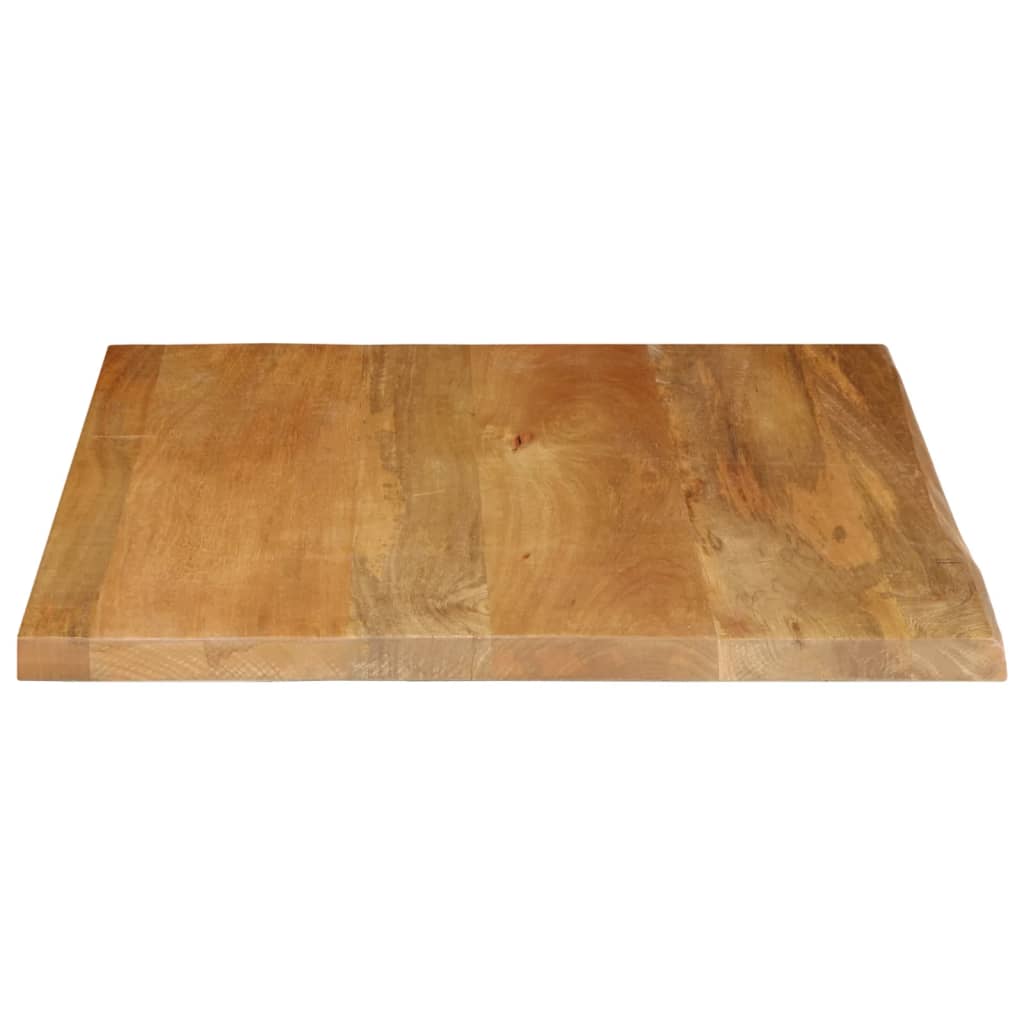 Επιφάνεια Τραπεζιού 80x80x2,5 εκ. Live Edge Μασίφ Ξύλο Μάνγκο