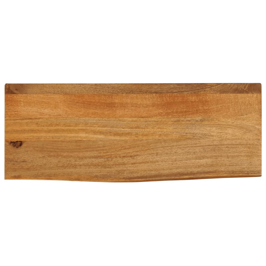 Επιφάνεια Τραπεζιού 80x20x3,8 εκ. Live Edge Μασίφ Ξύλο Μάνγκο - Pakobazaar