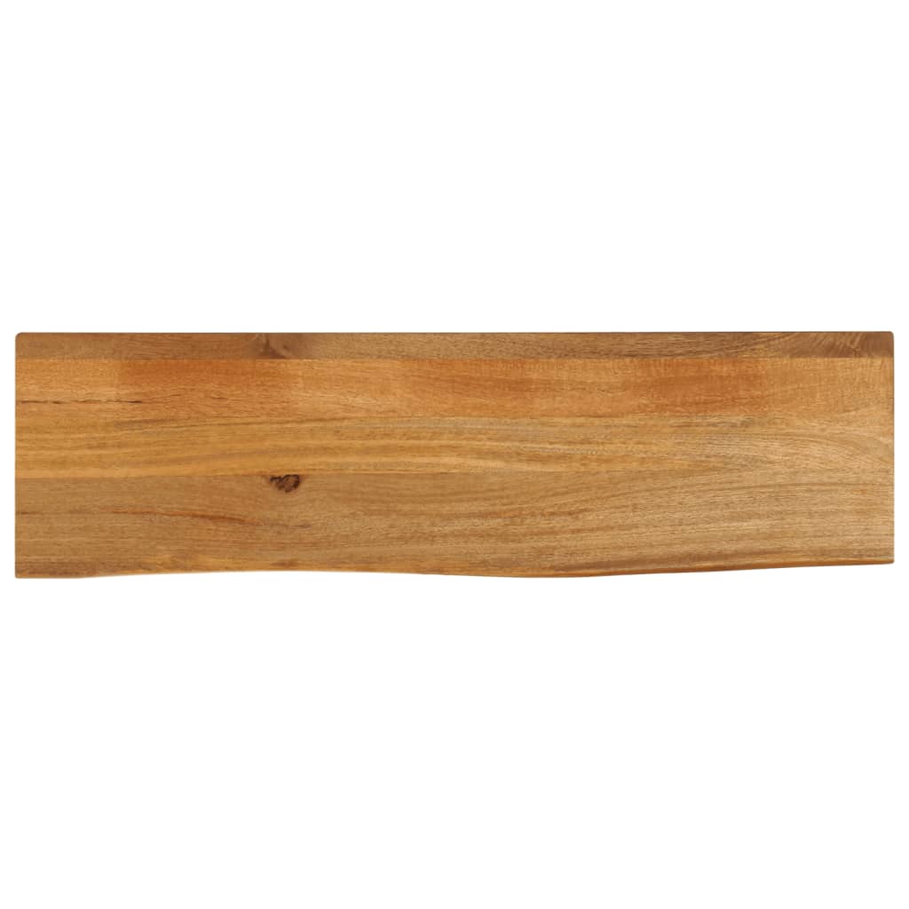 Επιφάνεια Τραπεζιού 100x30x3,8 εκ. Live Edge Μασίφ Ξύλο Μάνγκο - Pakobazaar